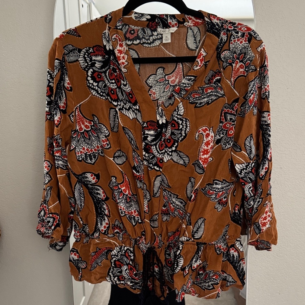 Floral Print Women's Top